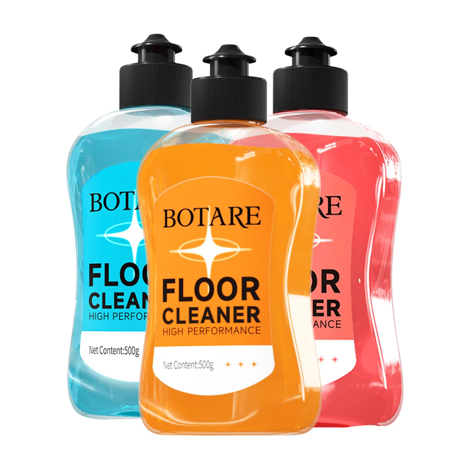 BOTARE Mop Soap Enzyme-Powered Deep Clean Quick-Dry Pet/Kid-Safe Works with Mops Steam Mops & Sprayers 17.6 Fl Oz Cleaner for All Floors Scented Long Lasting