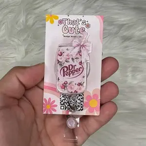 Coquette Soda Badge Reel