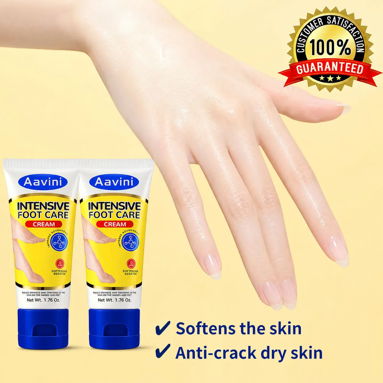 FOOT RESCUE - Advanced Restorative Treatment - Urea Foot Repair Cream - Salicylic Acid Foot Ointment