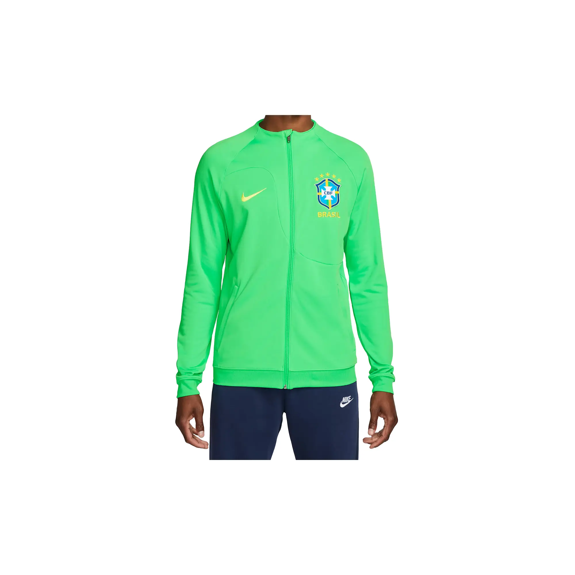 BRAZIL ACADEMY PRO KNIT SOCCER JACKET "Green" DH4741 330