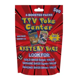 Pokemon $99 Pack Bag By TPV Poke - Includes 6 Packs
