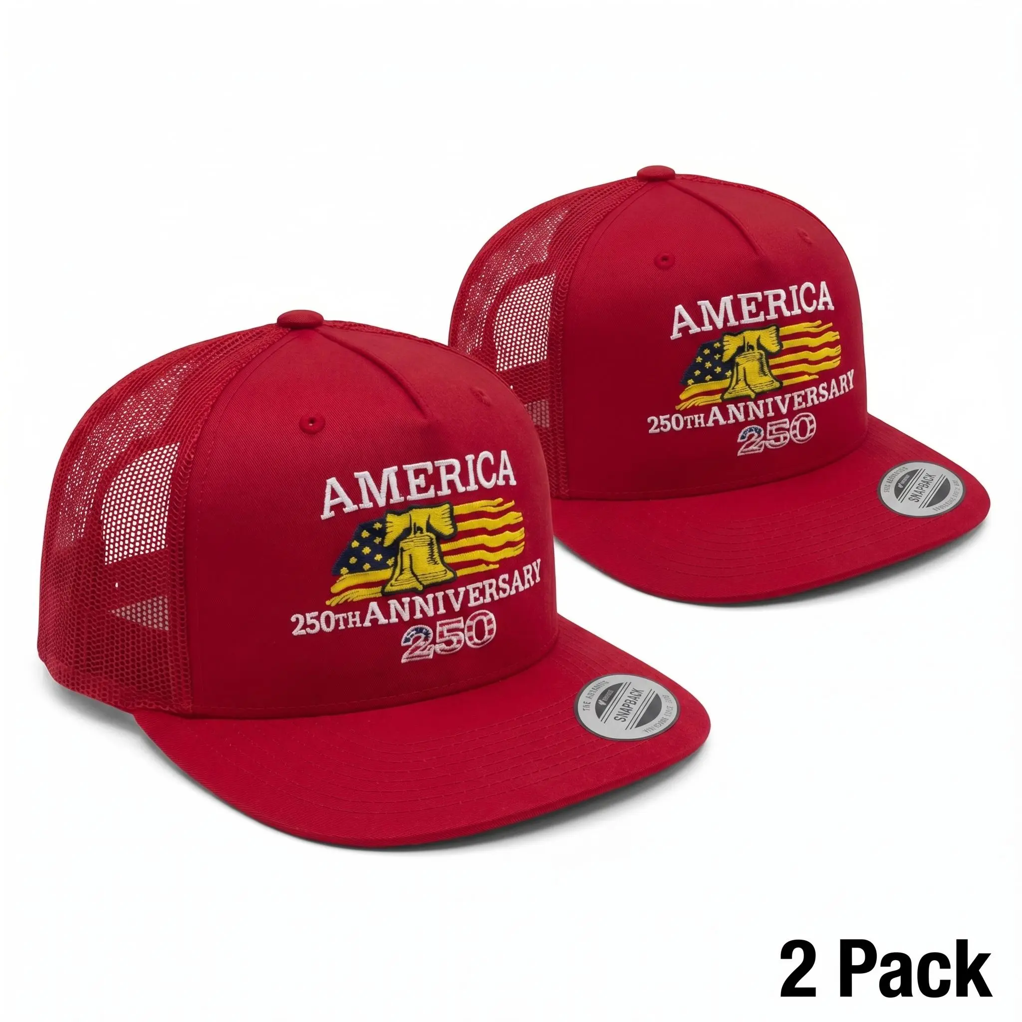 America250 Embroidered Unisex Snapback Baseball Cap - 1776-2026 American Independence Commemorative Hat for Everyday Casual Outdoor Wear