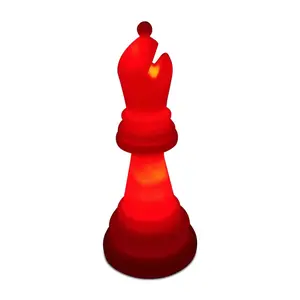 MegaChess 20 Inch Perfect Bishop Light-Up Giant Chess Piece - Multi-Color LED Lights 8 Colors