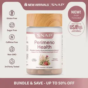 Perimeno Health - Perimenopause Support Capsules - Hormonal Balance & Women’s Vitality - Supports Mood, Energy & Stress - Shatavari + Ashwagandha + Black Cohosh - Antioxidant Support - Skin, Hair & Aging Support - Hot Flash Support - 3rd Party Tested