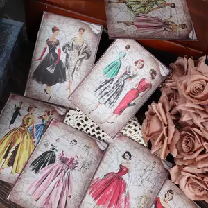 Vintage Romantic Old Dreams DIY Junk Journal Paper Set, 72pcs/set Including 24 Papers & 48 Stickers, Scrapbook Supplies, Scrapbooking, DIY Crafts