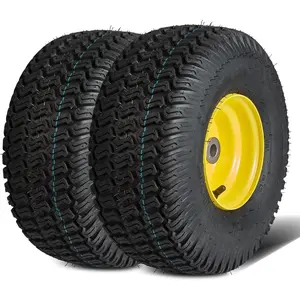 VEVOR Lawn Mower Tires with Rim, 11x4 - 5 Tubeless Tractor Tires, 2 - Pack Tire and Wheel Assemby, Flat - free PU Tire, 3.4 Centered Hub, 3/4 Bushing Size, 20 PCS Adapters for Riding Mowers Lawn TractorsVEVOR Super Brand Day