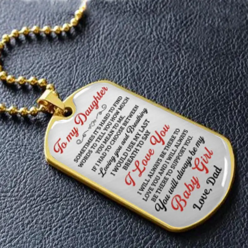 Golden Drip Glue Necklace B