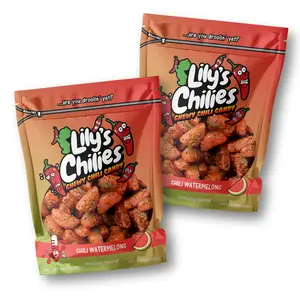 Chili Watermelon Gummies (Two 4oz Bags), Chili Candy Snacks