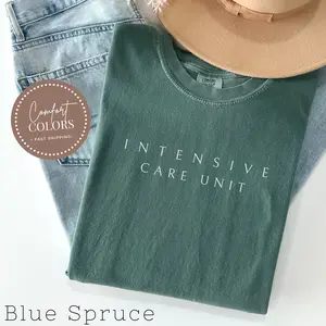 Comfort colors Icu Nurse Shirt Cute Icu Shirt Intensive Care Shirt Icu T-shirt Registered Nurse Rn Shirt Nurse Shirts Gift For Nurse Gift R292Icu NNurse