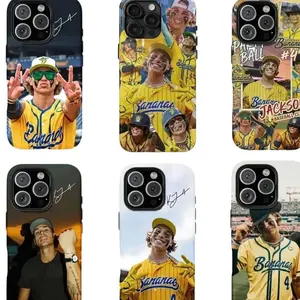 KJ Jackson Savanah Bananas designs phone case, baseball trending Compatible with iPhone 11, 12, 13, 14, 15, 16, 17 & Samsung