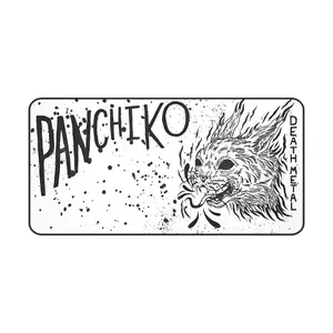 Panchiko Death Metal Desk Mat - Edgy Gamer Mat for Home Office, Music Lover Gift, Unique Desk Decor, Heavy Metal Inspired