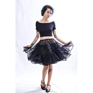 Petticoat Skirt for Women, Fluffy Knee Length Tulle Underskirt, Christmas Dresses, Available for Plus Size