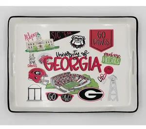 Pegasus Sports NCAA Loco Fan Large Serving Traywith Handles