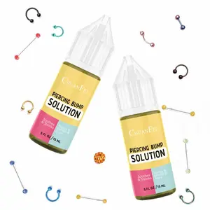 15ML Perforated Papules Solution, Moisturizing Essential Oil for Piercing Bump Treatment, Soothing Relief Essential Oil for Keloids & Scars, Skin Care Product for Home Use