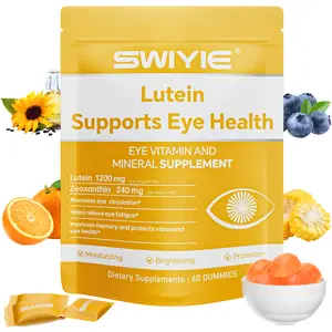 Swiyie Lutein & Zeaxanthin Gummies – Eye Health Supplement with Astaxanthin, Vitamin A C E – Blue Light Defense, Vision Support, Berry Flavor – 60 Gummies Healthcare Dietary