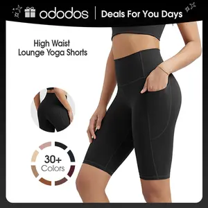 ODODOS odCLOUD 10" Women's High Waist Activewear Biker Shorts - Buttery Soft, Stretchy Breathable, Lightweight, Seamless Soft Athleisure Shorts with Pockets summerwins