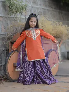 Morning Glory/ Little girls pakistani indian dress