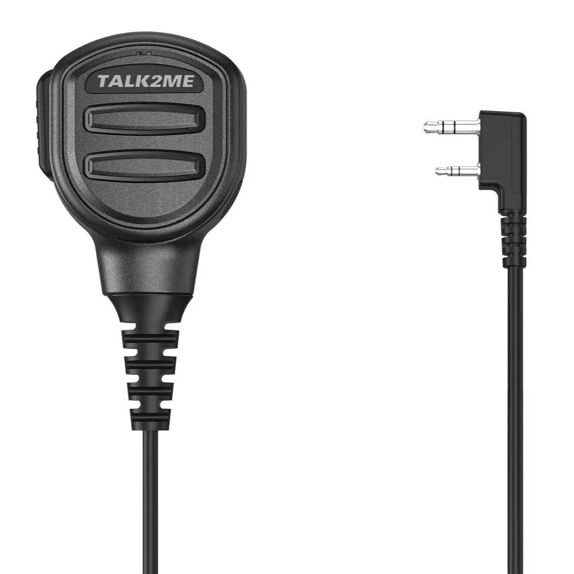Talk2Me K Port Microphone Series for GLOBAL Walkie Talkies - Universal works with most PoC and Analog Radios - Standard Microphone (K Port)