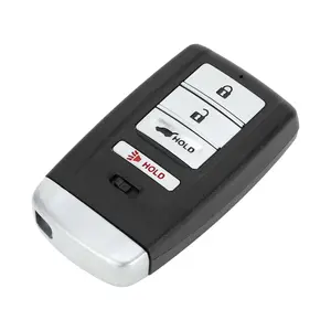 Key Shell Case Keyless Entry Remote Key Fob Replacement Case for Acura ILX TLX RLX RDX MDX NSX 2015-2021 4 Buttons KR5V1X KR5V2X