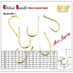 M&W International Ocean Swart Micro Assist Hook - Fishing Hook