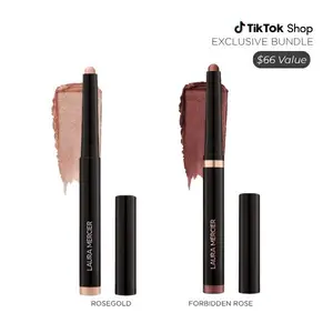 Laura Mercier Caviar Stick Eye Shadow Bundle - Eye Shadow Sticks, Fade-Proof, Transfer-Proof, Smudge-Proof, Sweat-Proof, and Water-Proof, Shimmer Eyeshadow - Makeup Blend