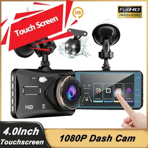 Dual Camera Touch Screen Dash Cam 1080p Loop Recording