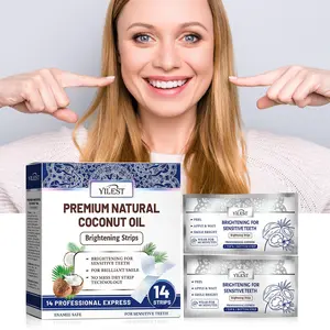 Coconut Mint Tooth Brightening Strips, Whitening Teeth Strips, Teeth Brightener Strips, Deep Cleaning Teeth Sticker, Oral Care Sticker, Teeth Brightening Sticker, Oral Care Product