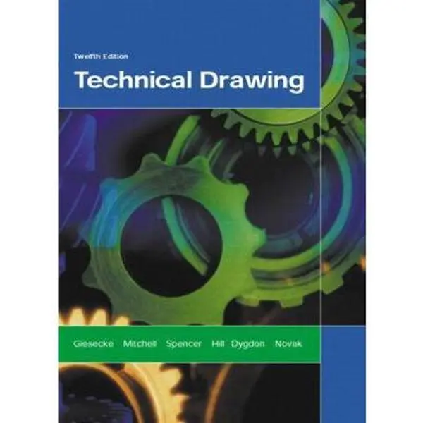 Used Literature Book - Technical Drawing by Alva Mitchell (Hardcover, English, Very Good, Pearson College Div) - Basic Graphics Principles Coverage, Fully Machinable Working Drawings, Student Engineering Graphics Course Material, Novak-Recommended