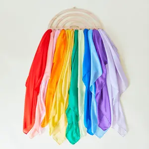 Large Rainbow Playsilk Display