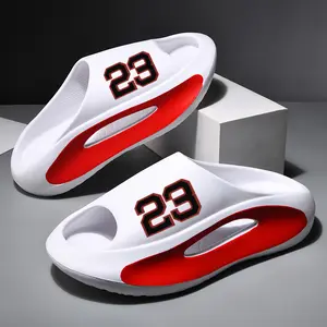 Men's Futuristic Height-Boost Slides - Non-Slip Sport Sandals for Summer Beach, Vacation Use, Slide Foot Wear Boy Slipper Fashion