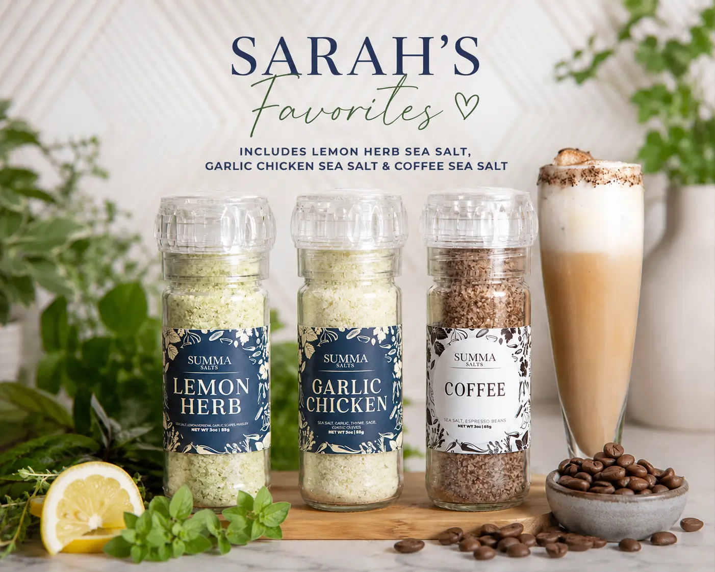 Sarah's Favorites Bundle — Save $6 | Three Handcrafted Seasoning Salts from Jacksonville, FL
