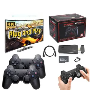 X2 PRO Wireless Retro Game Console with 30,000+ Games, 3D Gaming Support, 4K HD Output, and 2.4G Controller | X2 PLUS TV Stick with 30+ Emulators | Perfect Halloween, Christmas & New Year Gifts Plug Play Console