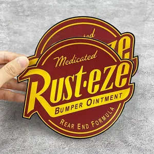 Rust-eze Car Sticker, 1 Count Car Bumper Sticker, Sticker for Cars, Car Window Decal, Car Body Decoration Sticker, Universal Car Exterior Decoration Accessories