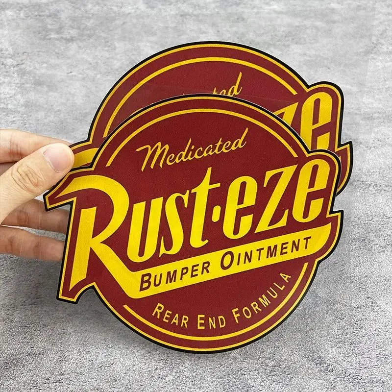 Rust-eze Car Sticker, 1 Count Car Bumper Sticker, Sticker for Cars, Car Window Decal, Car Body Decoration Sticker, Universal Car Exterior Decoration Accessories, Vehicle Exterior Decoration, Car Decals, Automobile Decals, Automotive Decals
