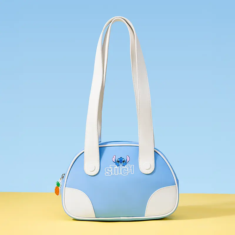 Disney Stitch Hawaiian Series Bowling Style Shoulder Bag – Cute Lilo & Stitch Crossbody Purse for Women & Girls
