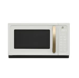 Beautiful 1.1 Cu ft 1000 Watt, Sensor Microwave Oven, White Icing by Drew Barrymore, New