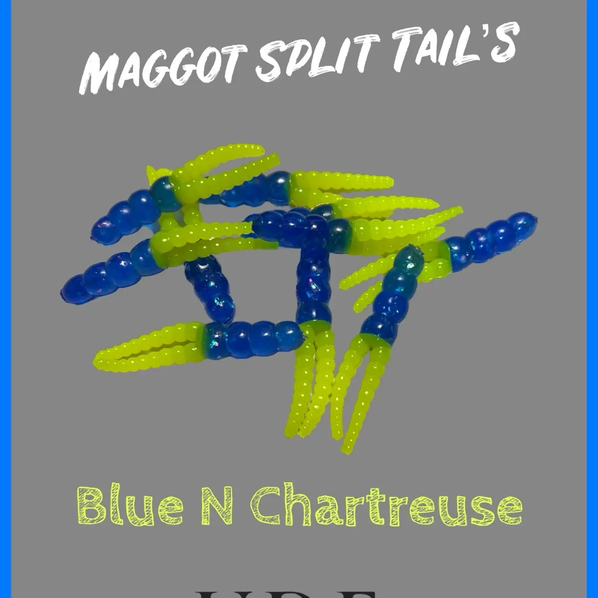 Maggot Split Tail Pan Fish Series - 1-1/2 Inch 10Pk