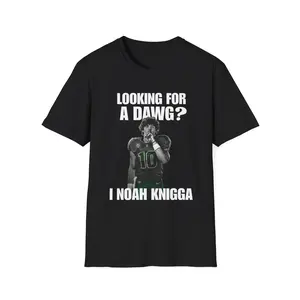Noah Knigga T-Shirt - Meme T-Shirt, Crew Neck, Slight Stretch, Breathable & Wear-Resistant, All-Season Short Sleeve Tee, Perfect for Outdoor & Daily Fashion, Classic Fit, Solid Colors, Unisex, Casual Style