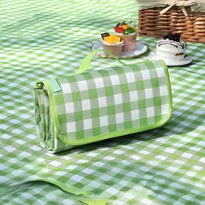 Thick Foldable Outdoor Picnic Mat, Moistureproof Sandproof Wear Resistant for Camping Lawn