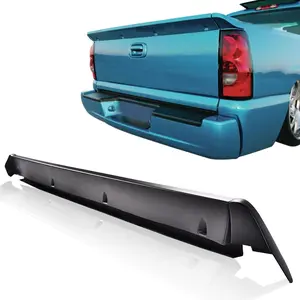 Molded Tailgate Spoiler Cap Protector for 1999-2006 Chevy Silverado GMC Sierra 1500 2500 HD, Heavy Duty Truck Bed Top Edge Molding Trim Upgrade, Black