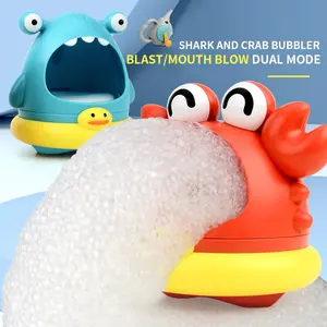 Bubble Bath Toy, Fun Crab Shark Bubble Bath Play Toy, Sensory Game, Motor Skill Development, Summer Water Play, Bath Time Fun