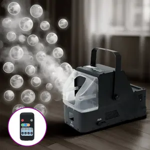 450W 3-in-1 Fog Bubble Machine with Wireless Remote – 550ml Smoke & Bubble Maker for DJ, Stage, Wedding, Halloween & Party Effects