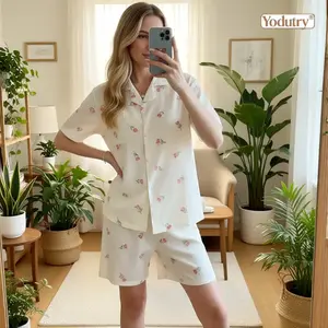 Yodutry | Cloud Cotton Women Pajama Set Ultra Soft Skin Friendly Fabric Lightweight Breathable Comfortable Stylish Home Loungewear Wear Nightwear Warm Gentle Touch