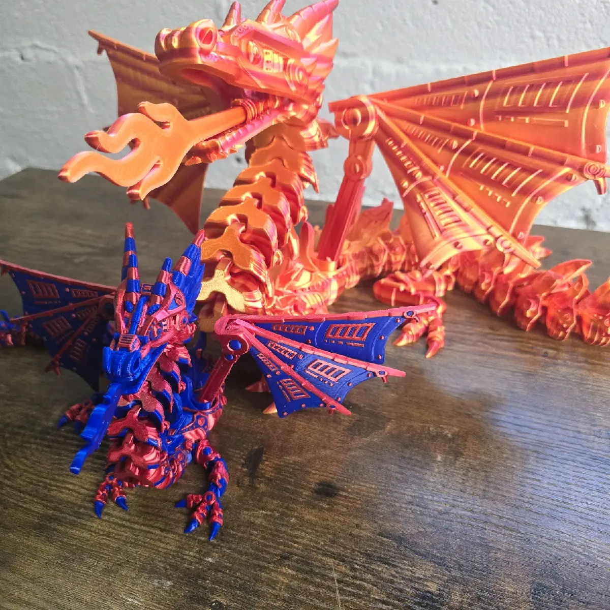 Giant 3D Printed Dragon - 180% - PLA Material