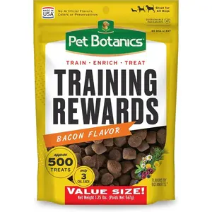 Bacon Flavor Soft Chewy Dog Training Treats 500 Count High Reward 20 oz Pouch