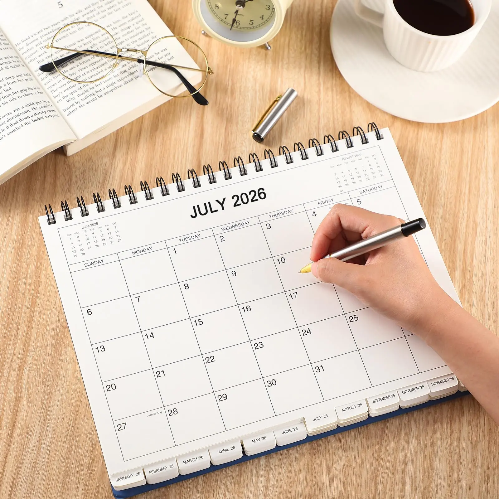 Planner Calendar 2025-2029 Planner Calendar with Tabs School Supplies Five Year Journal Planner Year Planner Notebook Monthly Planner Calendar Daily Pages Annual Schedule Notebook Manual Calendar for School Study Bible Journey Work Efficiency Calendar