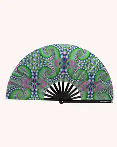 Spirit of the Forest UV Reactive Hand Fan