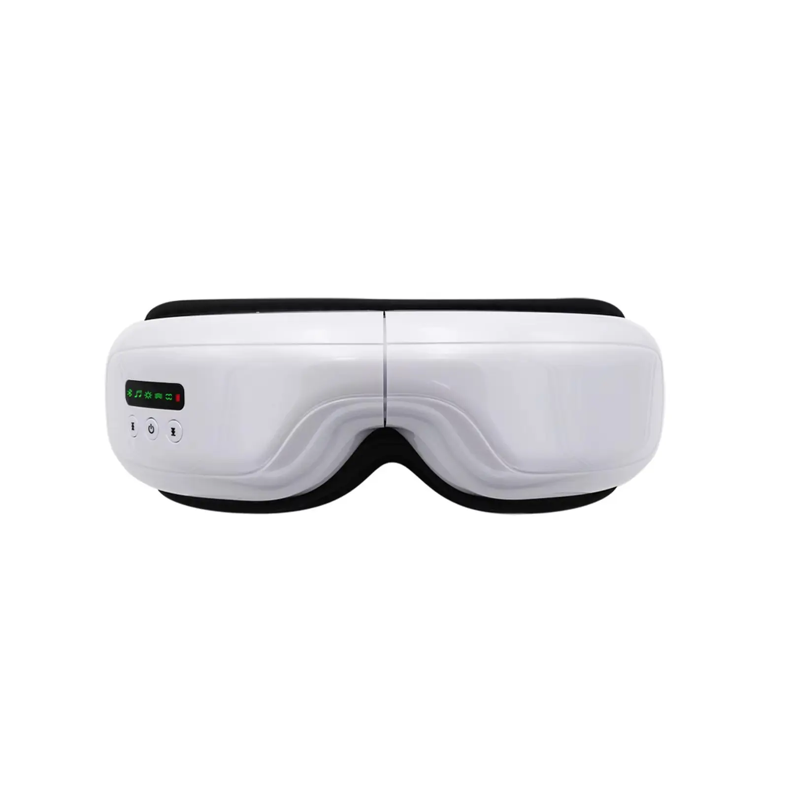 Rechargeable smart eye massager with soothing heat, Bluetooth music, and adjustable pressure relieves dry eyes, strain, migraines, and helps you sleep better — perfect for office workers, gamers, students, and anyone glued to a screen all day.