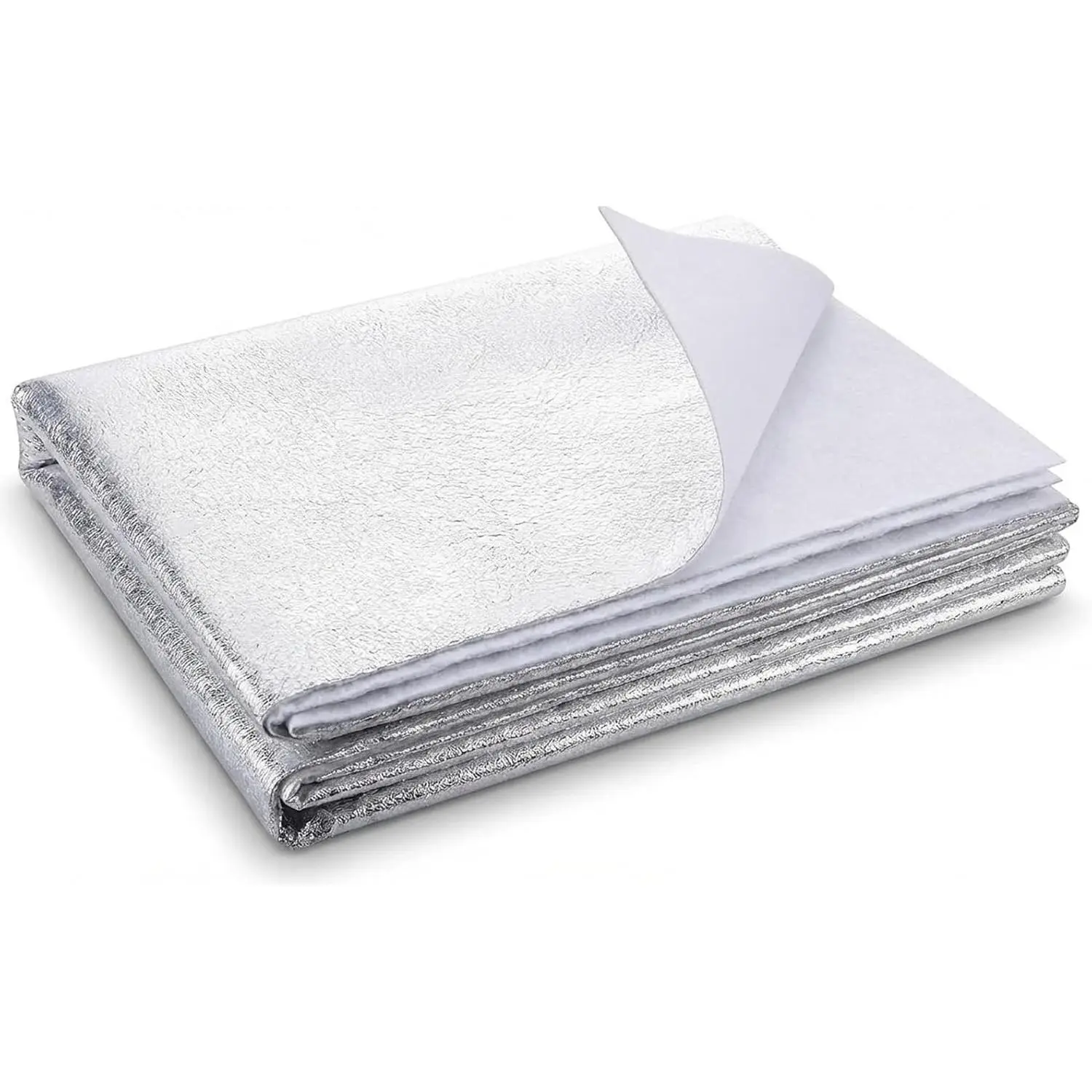 Heat Resistant Batting for Potholders 45" x 2 Yards Thermal Insulated Fabric Reflective Aluminized Quilting Batting for DIY Kitchen Crafts Oven Mitts Hot Pads Easy Cut Material