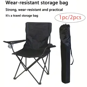 Large Capacity Portable Folding Chair Storage Bag, Oxford Fabric Drawstring Organizer, Multi-Purpose Tube Pouch for Tripods, Garden Chairs, Leisure Chairs